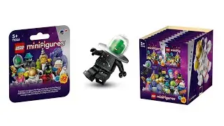 LEGO Minifigure 71046 Flying Saucer Costume Fan open, unpacking, end demo