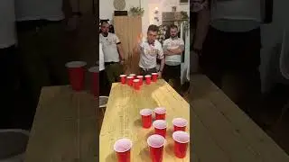 This might be the coolest beer pong shot ever 😱 