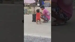 Hahahahaha....So Cute #babyboy #babygirl