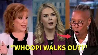 Whoopi Goldberg STORMS OFF The View After Heated Clash with Karoline Leavitt!