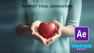 Puppet Tool Animation in After Effects | After effects Animation Tutorial | Heart Beat Animation