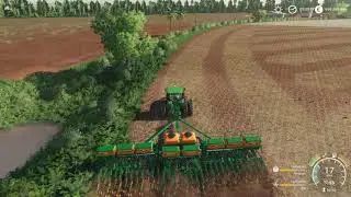 Iniciando plantio da aveia FS19 