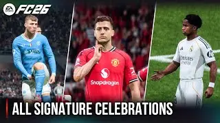 EA Sports FC 26 | All Signature Celebrations