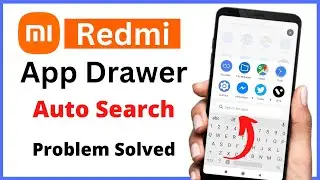 Redmi App Drawer Search Problem | how to disable open search after opening app drawer in redmi