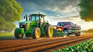 Day 7 Playing Farming Sim with My Real Farmer Dad!
