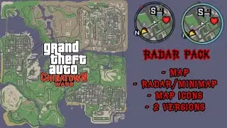 GTA CTW/Chinatown Wars Map/Radar HUD [GTA SA Android MOD]