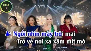 NHỚ VỀ EM - KARAOKE TONE NAM - KIM LE