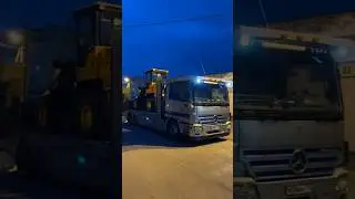 Фронтальный погрузчик Гранит zl 920 поехал трудиться на Домбай