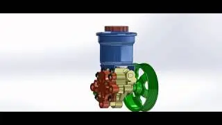 Hydraulic pump simulation