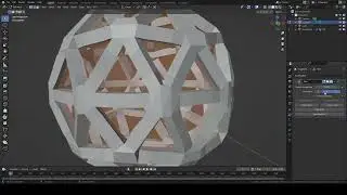 Создание объектов из вершин с помощью модификатора Skin в blender
