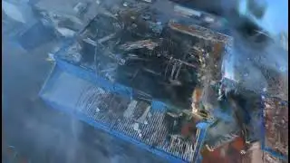 Gaussian Splatting: 3D Reconstruction of a Chemical Company After a Tank Explosion in Kempen 8/2023