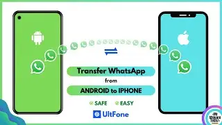 How to transfer Whatsapp data from Android to iPhone 2021 | UltFone Transfer WHATSAPP