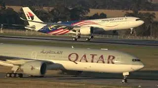 MALAYSIA AIRLINES A330 NEO LANDING RWY34 MELBOURNE YMML🛬🛬🛬🛬🛬🛬
