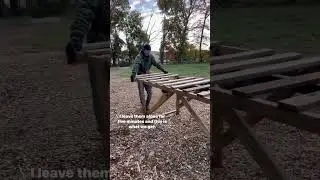 Making a work table out of pallets 🔨