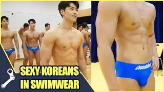 Sexy Korean hunks in Swimwear