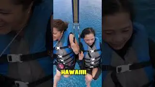 My titas parasail for the first time
