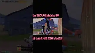 Ios16.7.4 New ios Tool Aim Assist+Look  pubg bgmi pubg mobile #pubgmobile #iphone8plus90fps #pubg