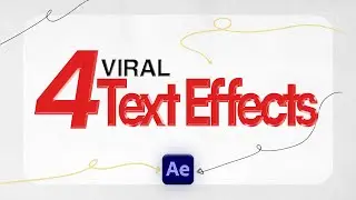 Easy Text Animations & Stylizations (After Effects)