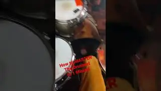 How to MASTER the Drum Set in 1 Minute #shorts #memes #drums