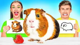 Кто лучше нарисует предмет, получит его Челлендж | Лайфхаки от Olala