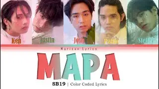 SB19 - Mapa (Color Coded Lyrics)