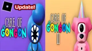 CARE OF GONGON (UPDATE) Chapter 1 and 2 - Mascot Horror Roblox