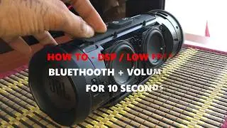 JBL Charge 3 - EXTREME BASS!!! Low Frequency Mode [2017]