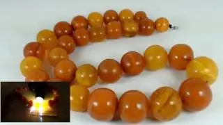 108 gram.  Antique Baltic amber necklace