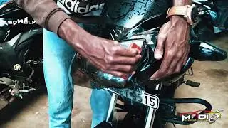 TVS Star City Modification 2019 | bike Headlight tinting | Modify sticker