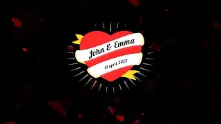 Romantic Heart Title - Free After Effects Template
