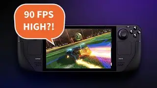 Steam Deck OLED Rocket League Performance Test: 90 FPS on HIGH SETTINGS?!