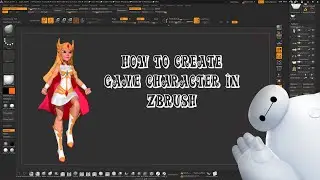 how to sculpt game character in zbrush