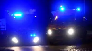 P1, BRANDWEER HEERENVEEN [Logistiek 02-6487 & 02-6489] naar ZEER GROTE BRAND in Franeker