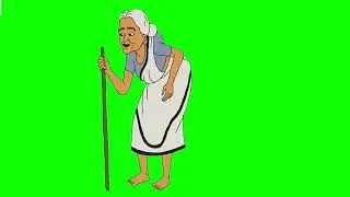 Thakurma stand and listening green screen video | free green screen | no copyright greenscreen bd