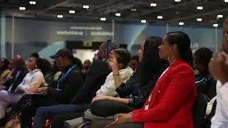 Packed Stage at UK Black Business Show: Byron & Bianca Inspire Future Entrepreneurs on Stage Keynote