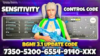 BGMI 2024 NO RECOIL/ZERO RECOIL SENSITIVITY CODE | BGMI BEST SENSITIVITY SETTINGS.