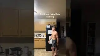 Full Day of Marathon Training- Running/Lifting/Eating #trainingplan #marathonrunning #coaching #fit