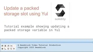 Write to a packed storage variable in Yul