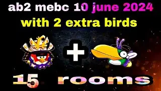 Angry birds 2 mighty eagle bootcamp Mebc 10 june 2024 with 2 extra birds red+hal 