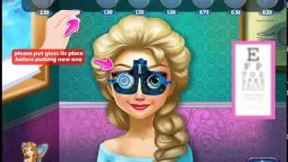 Elsa Eye Care - Frozen Games - Gameplay Video