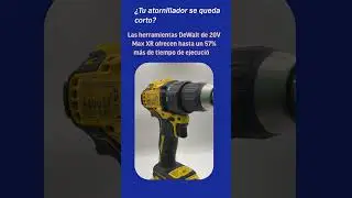 ¿Tu atornillador se queda corto? DeWalt: Robustez y Rendimiento Americano