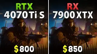 RTX 4070 Ti SUPER vs RX 7900 XTX // Test in Games 15, 4K + DLSS/FSR