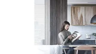 Visualization (kitchen-living room) Minsk. 3Ds MAX | corona renderer