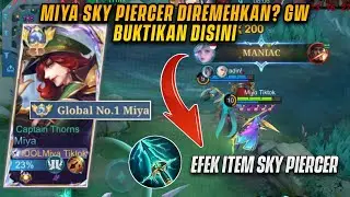 COBAIN GUYS MIYA SKY PIERCER! GAK USAH TAKUT LAGI KALAH LANING PHASE! - MLBB