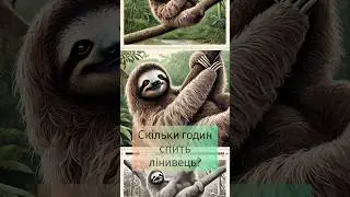 Скільки годин спить лінивець? #цікавіфакти