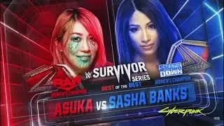 Sasha Banks vs Asuka - Champion vs Champion| Ep.3|( Survivor Series)
