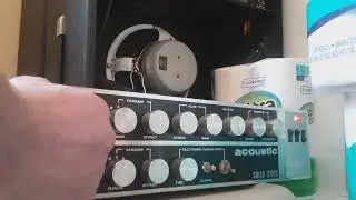 Testing ACC 261 Amp Head in 160 cabinet two 12 inch Alteh 417. Fuzz Channel.