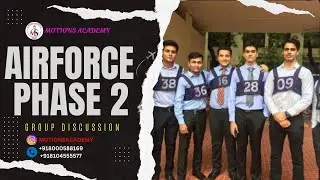 Airforce Phase 2 Group Discussion #airforcephase2 #airforce #motionsacademy  #trending #airforcegd