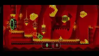 прошёл второй уровень в geometry dash