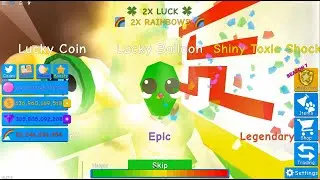 Hatching SHINY Toxic Shock and other legendaries | Bubble Gum Simulator
